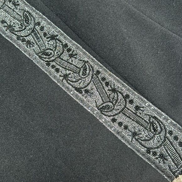 St. John Cashmere and Fox fur trim Coat - Picture 4 of 15